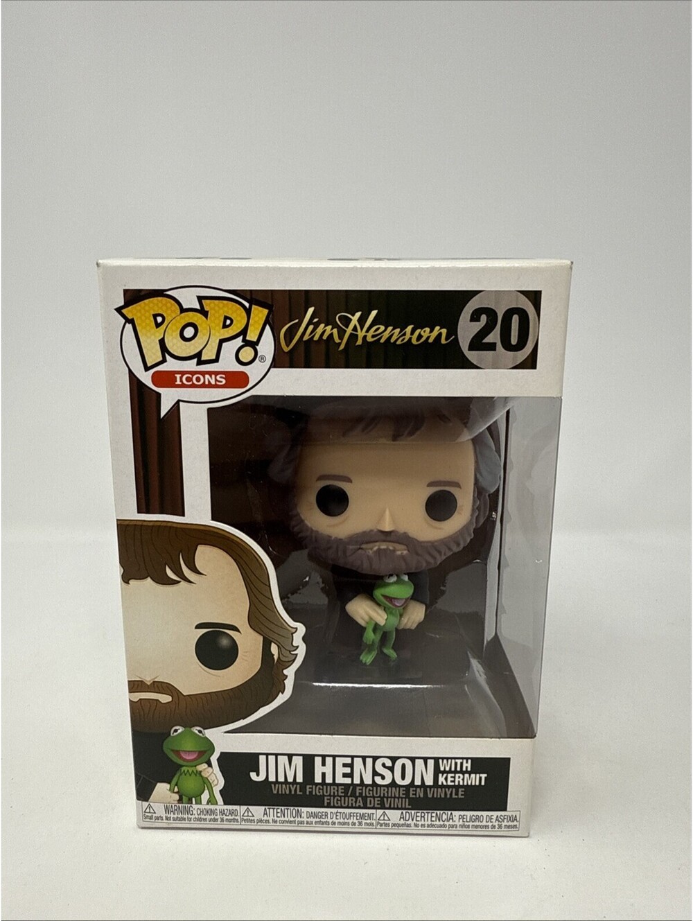 Funko Pop! Vinyl: The Muppets - Jim Henson with Kermit #20
